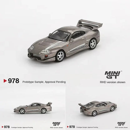 MINIGT Em estoque 1:64 Porsche Lamborghini Bugatti Pagani BMW McLaren Nissan Diecast Dior Car Modelo Coleção Miniatura Para