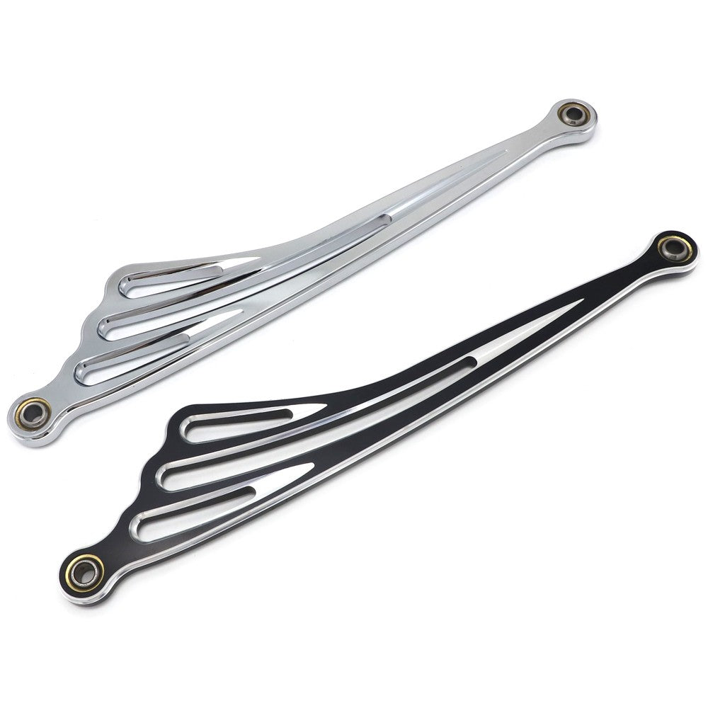 Seletor de marchas Black Chrome Wing CNC e alavanca de mudança para Harley Touring Road King Softail Street Glide Trike 1984-15 2016 2017