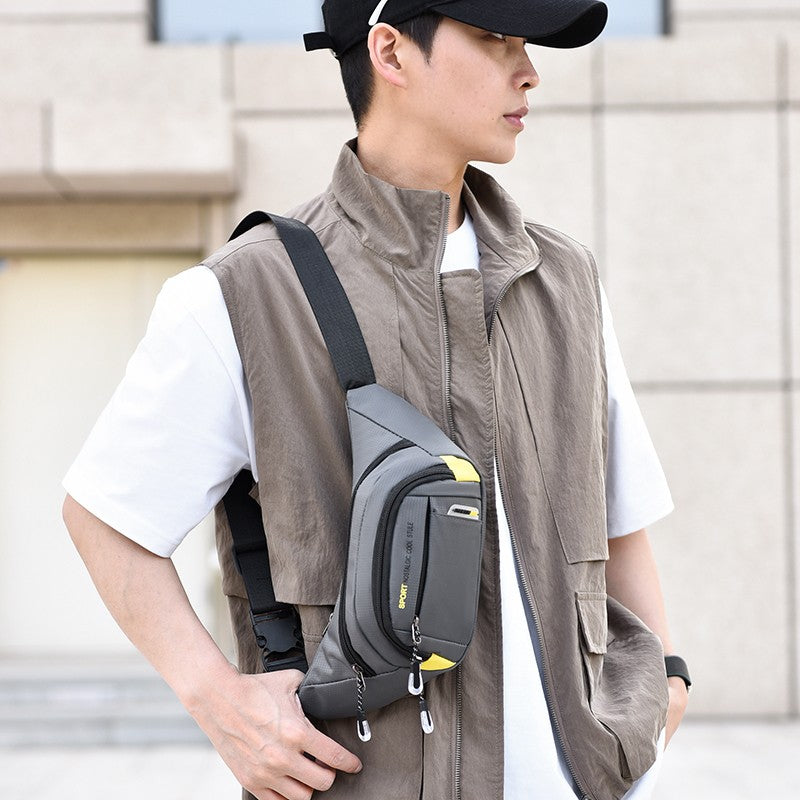 Unisex Mobile Waist Bag - Large Capacity, Water-Resistant, Durable for Work & Travel, Fashion Crossbody Pack Sports Bag