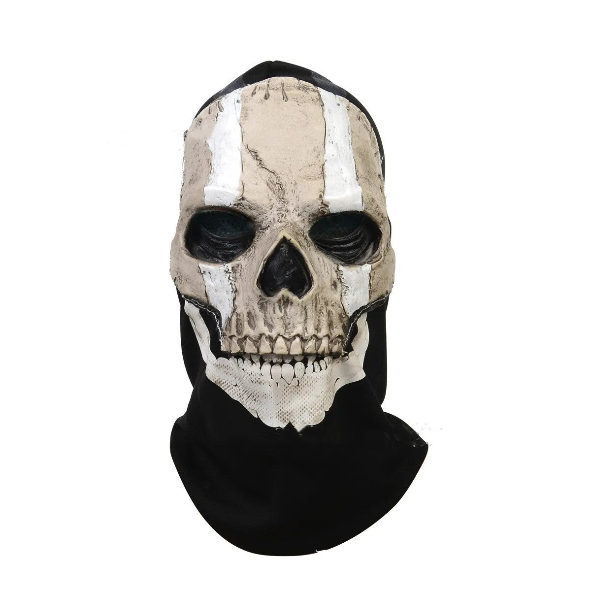 Unisex Halloween Horror Ghost Skull Mask MW2 Latex Headgear Helmet Cosplay Perform Party Masquerade Prop Cosplay