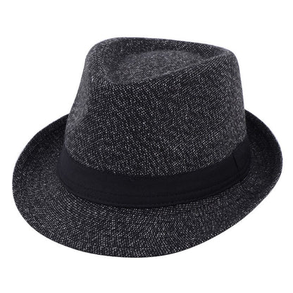 Chapéu de Lã para Casamento Primavera Verão para Homens de Meia-Idade, Casal, Moda Outono Inverno, Festa Xadrez, Design de Luxo, Chapéu Jazz Fedora para Mulheres