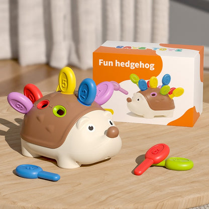 Hedgehog Montessori Baby Toys Hand-eye Coordination Fine Motor Training Develop Concentration Children Sensory Educational Toy