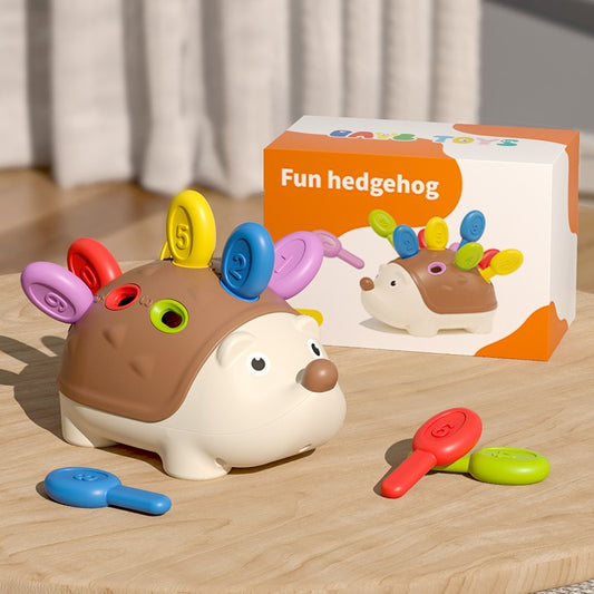 Hedgehog Montessori Baby Toys Hand-eye Coordination Fine Motor Training Develop Concentration Children Sensory Educational Toy
