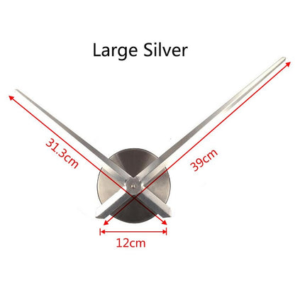 Large DIY Wall Clock Movement Mechanism Clock Hands Needles Set for 3D Mirror Clock Replacement Accessories Home Decoration