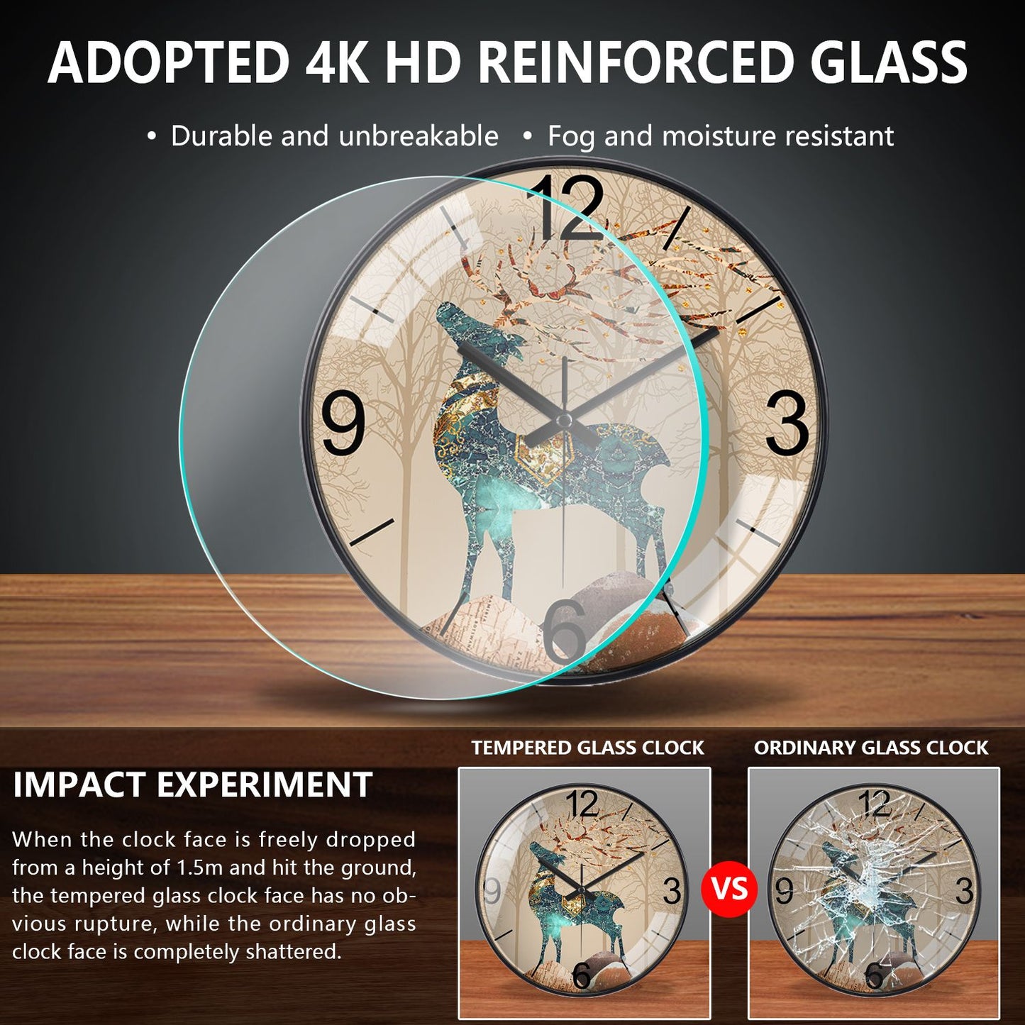 12 Inch luxury silent wall clock simple abstract clock for living room kitchen bedroom Nordic style personalized home decoration