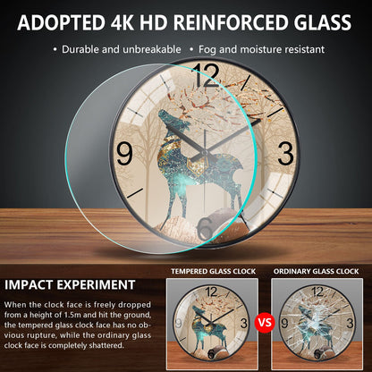 12 Inch luxury silent wall clock simple abstract clock for living room kitchen bedroom Nordic style personalized home decoration