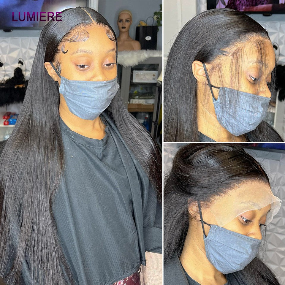 Cabelo Humano Liso Extenso de 8 a 40 polegadas, Pacotes de 1/3/4 peças, Cabelo Brasileiro para Mega Hair, Cabelo Humano Cru, Pacotes em Oferta, Extensões de Cabelo Virgem Lumiere