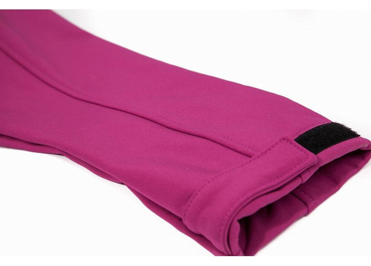 Women's Hiking Jacket Long Soft Shell Fleece Outdoor Windbreaker Camping Trekking Climbing Female Coats Winter