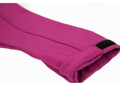 Women's Hiking Jacket Long Soft Shell Fleece Outdoor Windbreaker Camping Trekking Climbing Female Coats Winter