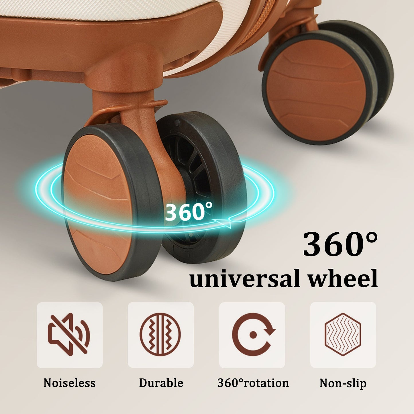 imiomo Travel Luggage Sets, Hard Shell Lightweight Carry on Suitcase with Travel Bag, TSA Lock, Durable Silent Spinner Wheels