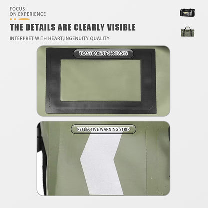 Motorcycle Dry Bag Waterproof Reflective Tail Duffle Bag Skiing Travel Hiking Camping Boating Riding Fishing Outdoor Luggage