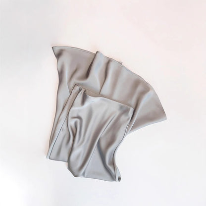 French Style Chic Women's Acetic Acid Satin Flowy High Waist Hip Hugging Skirt for Spring/Summer Fishing Tail Skirt A-line Skirt