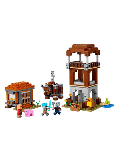 Lego Minecraft 21278 the Winner's Whistle Station and the Predator Building Block Toy Children's Day Gift