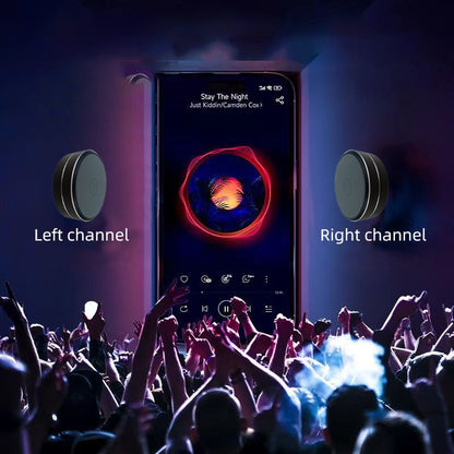 O Fone de Condução Óssea Está Chegando. O Som É Produzido Através de Diferentes Meios. Pequeno Mas com Grande Volume.