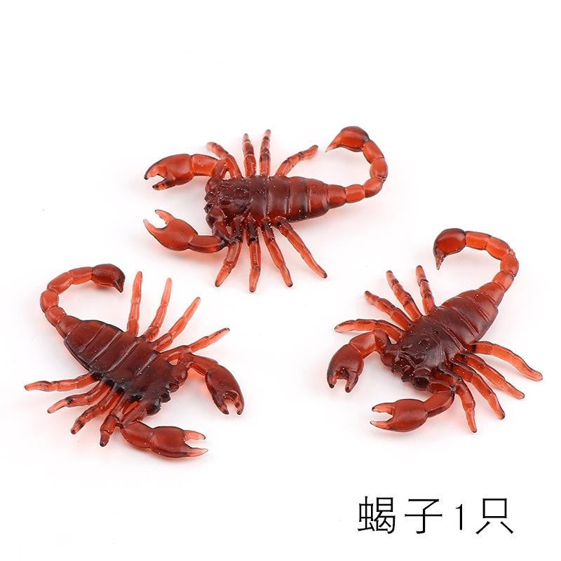 12/24pcs Halloween Simulation Bug Cockroach Spider Centipede Scorpion Plastics Prank Bug Funny 2025 Halloween DIY Decoration