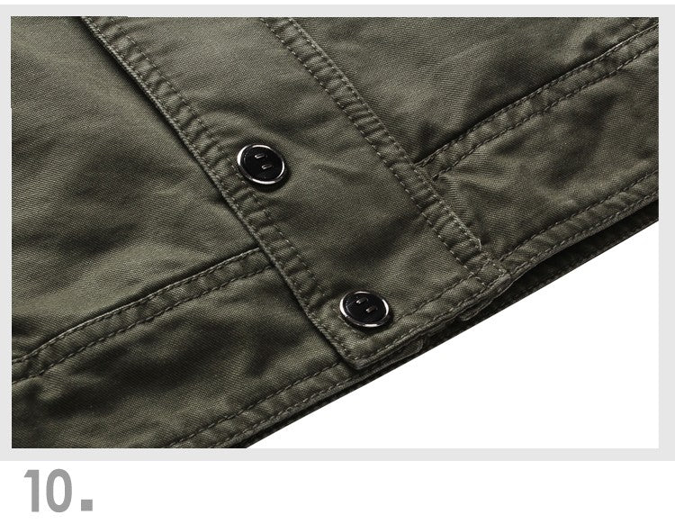 New 2023 Casual Army Military Jacket Men Plus Size M-6XL Jaqueta masculina Air force one Spring & Autumn Cargo Mens Jackets Coat