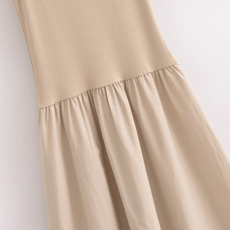 HXAO Black Dress Women Slim Simple O Neck Sleeveless Long Dress Holiday Dress Street Casual Dresses 2025 Women's Summer Dress