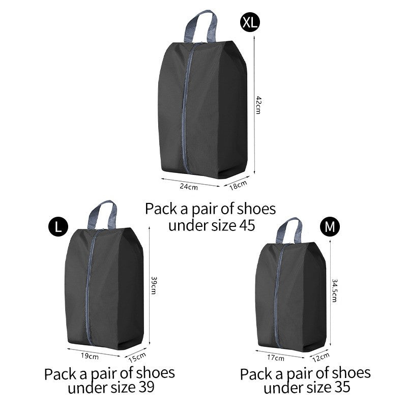 Dustproof Shoes Storage Bags Travel Portable Shoes Bag with Sturdy Zipper Pouch Case Waterproof Pocket Shoes Organizer