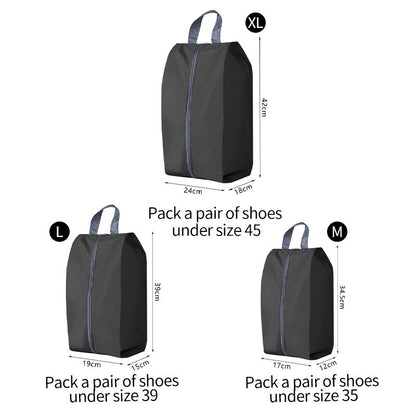 Dustproof Shoes Storage Bags Travel Portable Shoes Bag with Sturdy Zipper Pouch Case Waterproof Pocket Shoes Organizer
