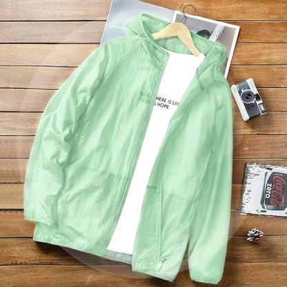 Camping Rain Jacket Men Women Waterproof Sun Protection Clothing Fishing Hunting Clothes Quick Dry Skin Windbreaker With Pocket