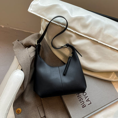 LEFTSIDE Small PU Leather Crossbody Bags for Women 2025 New Trend Retro Underarm Shoulder Bag Ladies Retro Handbags and Purses