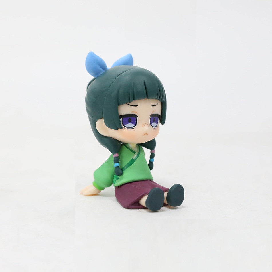 Miniatura Atacado Q Posket BANDAI Figure Demon Slayer 6un/12un/Conjuntos Kimetsu No Yaiba Pequenas Bonecas PVC Decoração de Mesa