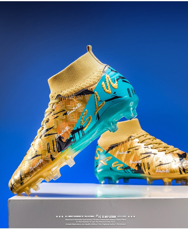 Men's Soccer Shoes Cleats Non-Slip FG Football Boots Men High-quality Match Training Sneakers Futsal Indoor Soccer Boots Boys