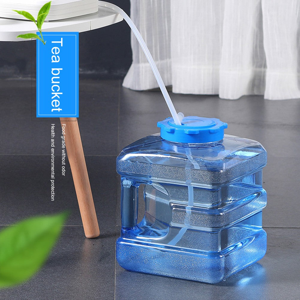 Recipiente de água de 7,5/10/15L com torneira à prova de vazamentos para acampamento, tanque de água de grande capacidade para caminhada de carro