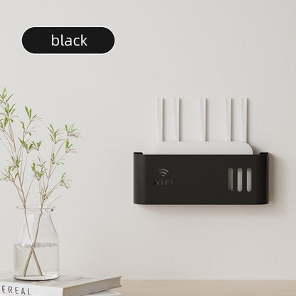 Home Hanging on The Wall Router Storage Box, Wireless WIFI, TV Set-Top Box Wall Mounted Storage Rack, For Living Room, Bedroom