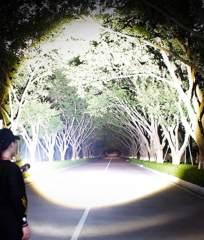 1000000LM Most Powerful LED Flashlight Rechargeable Type-c Flashlight Long Range 6000M Tactical Torch Light For Fishing Hunting