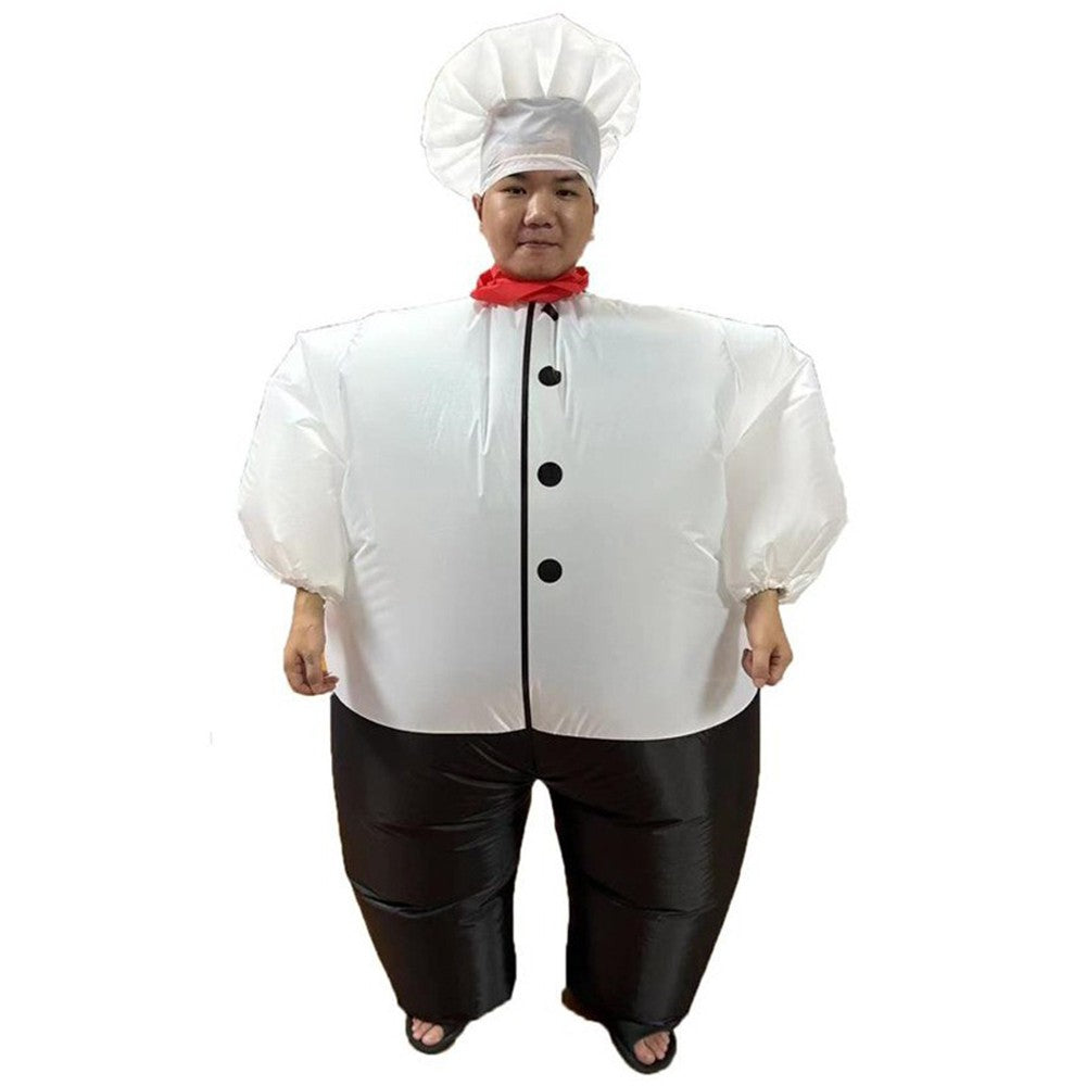 Halloween Inflatable Suit Horrifying Halfling Cartoon Doll Costume Secret Room Haunted House Cosplay Prank Prop