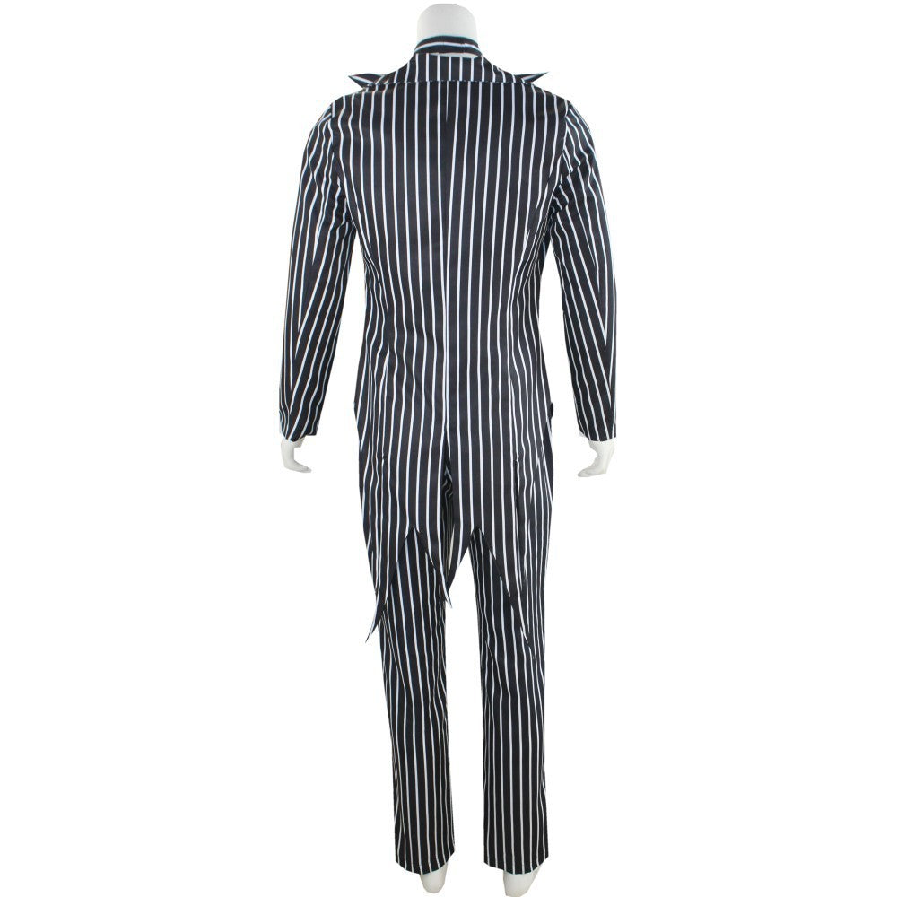 Role playing Christmas Eve horror Jack Cos dress skeleton Jack men and women full set of Christmas and Halloween costumes new