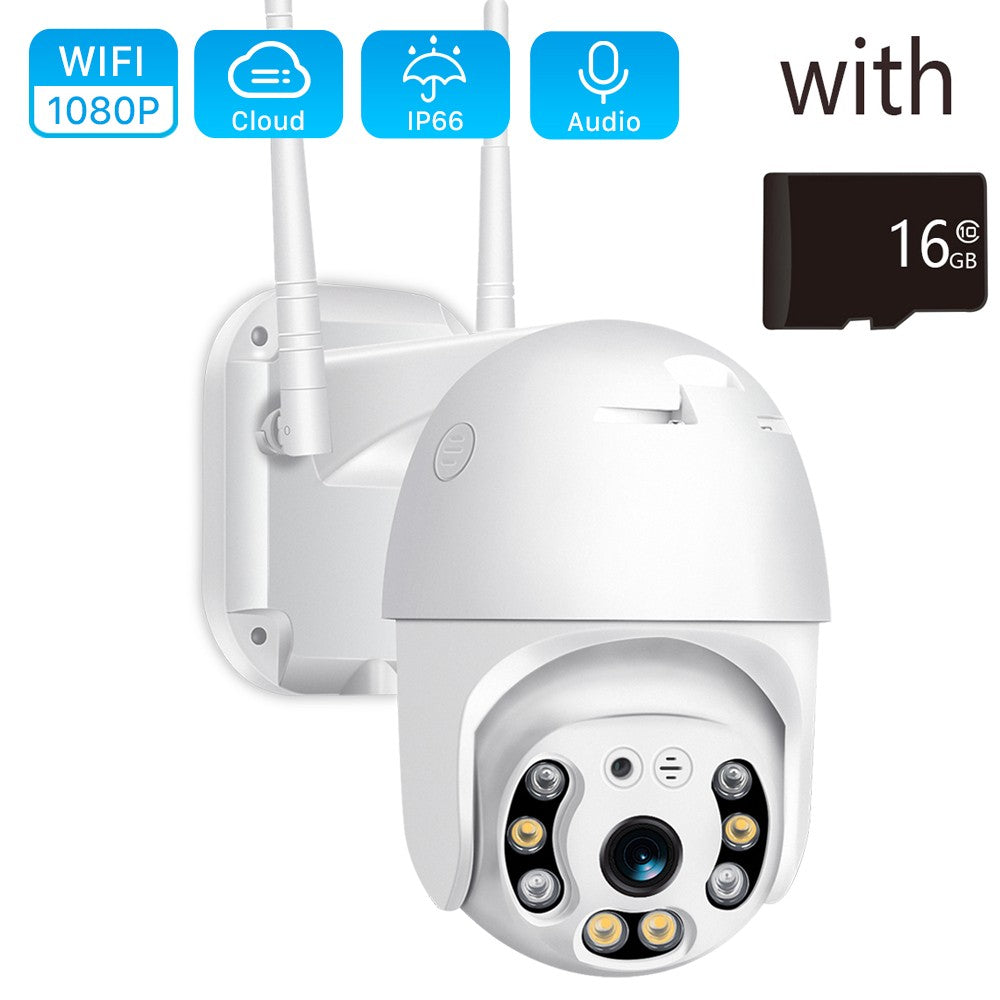 Ycc365 Plus 1080P PTZ Wifi IP Camera Outdoor 4X Digital Zoom AI Human Detect Wireless Camera Audio Security CCTV Wifi Monitor