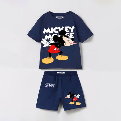 Summer Fashion Baby Boys Clothes Sets For 1-6Yrs Kids Short Sleeve Tee + Shorts Kids Toddler Boy Outfits