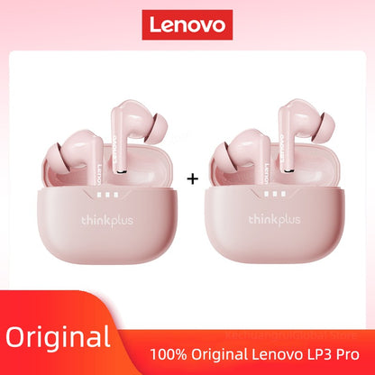 Fone de ouvido Lenovo original 2025, sem fio Bluetooth 5.3, fones de ouvido estéreo HiFi com cancelamento de ruído, fones de ouvido esportivos com controle de toque, novo presente
