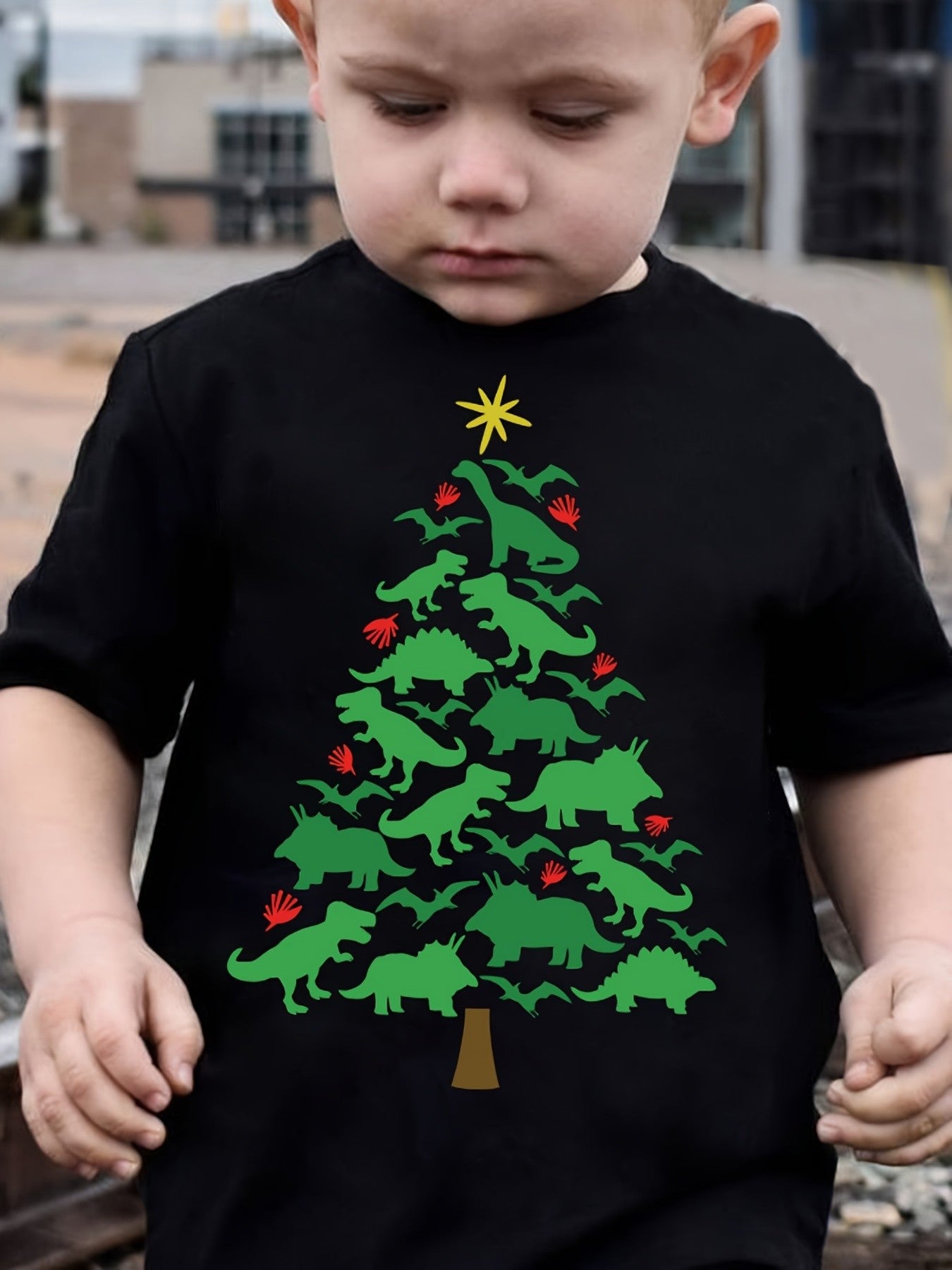 Children's Christmas T-Shirt 3D Print Funny Tops Festival Short Sleeve Baby Clothes 2-10y Christmas Gift for Boys Girls Clothing