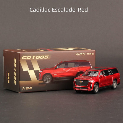 Massdi 1:64 Cadillac Escalade Carro Modelo CT5 CT6 Liga Miniatura Veículos Diecast Coleção de Brinquedos