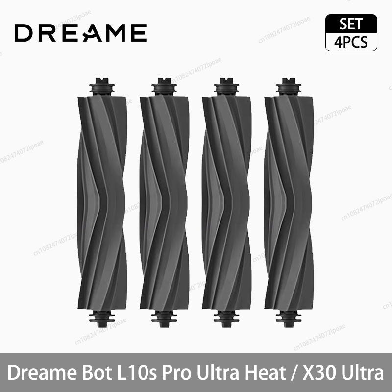 Acessórios para Robô Aspirador Dreame L10s Pro Ultra Heat / X30 Ultra: Escova Principal, Escova Lateral, Pano de Limpeza, Filtro Hepa, Saco de Pó, Peças de Reposição