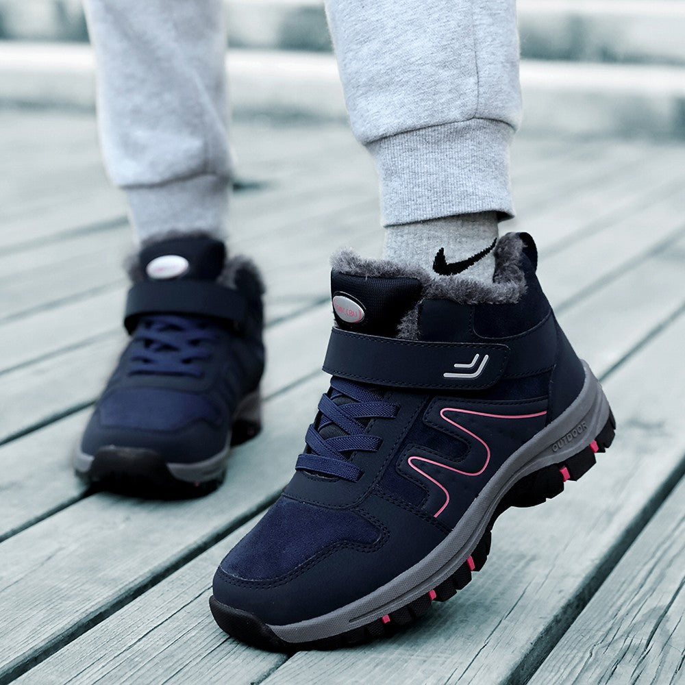 2025 Women Winter Snow Boots For Men And Women Outdoor Hiking Boots Non-Slip Warm Woman's Sneakers Size 35-45 Ankle Footwear