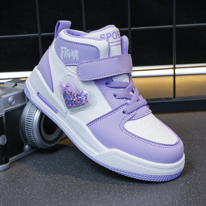 Unisex Kids' Casual Sports Flat Shoes Autumn Winter Fashion Smooth Bottom Boys' And Girls' Footwear for Indoor And Outdoor Use