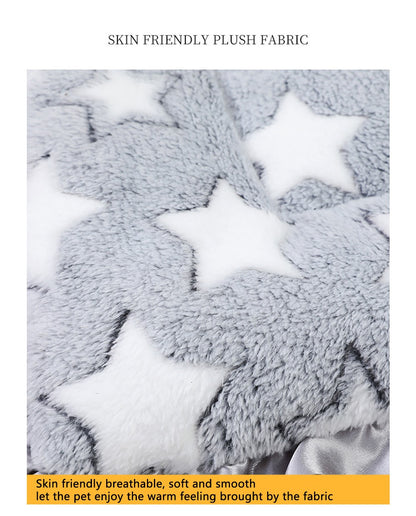 Tapete para Cães Pequenos Fofo, Dupla Face, Quente de Inverno, Sofá Cobertor para Gatos de Médio Porte, Almofada para Cama de Filhotes Macia, Acessórios para Cama de Animais de Estimação