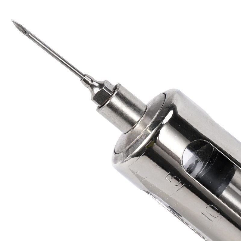 Seringa Automática Contínua 10/20/30/50ml com Agulhas Injeção de Vacina Ajustável para Gado Suíno Ovino Galinha