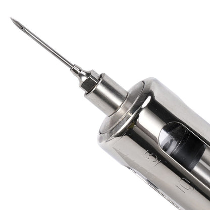 Seringa Automática Contínua 10/20/30/50ml com Agulhas Injeção de Vacina Ajustável para Gado Suíno Ovino Galinha