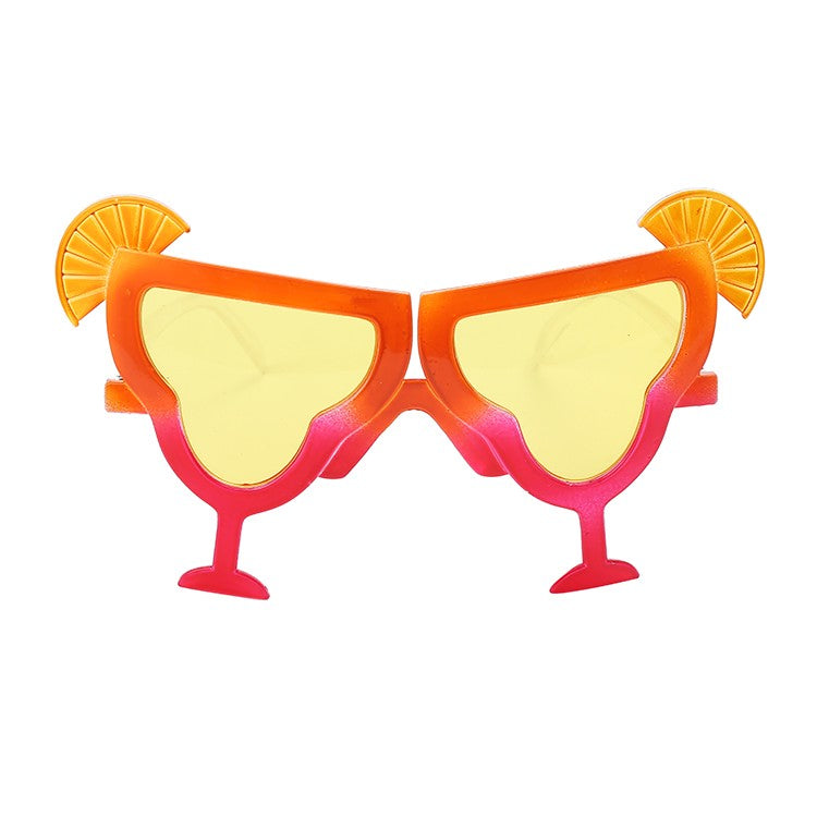 Summer Flamingos, Wine glasses Cosplay Anime Party Glasses Hawaiian Party Dress-up Beach Sunglasses Party Support Wholesale