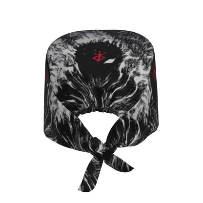 Touca Cirúrgica Clássica Personalizada com Logo de Anime Japonês B-Bereserks para Homens e Mulheres, Touca de Médico e Enfermeiro para Dentista