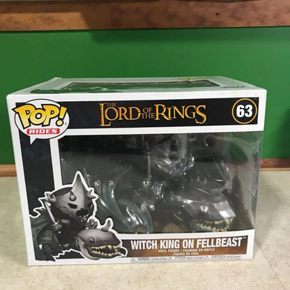 Funko Pop! Senhor dos Anéis Original Boneco de Ação Modelo Nazgul Arwen Rei Bruxo no Fellbeast 1744 63 Escultura de Vinil Bonecos Presentes