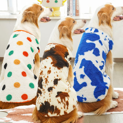 M-7GG Roupas de flanela quentes para animais de estimação Inverno Casaco para cães e gatos Roupa para animais de estimação 5-35kg Bichon Bulldog Francês Roupas Pijama
