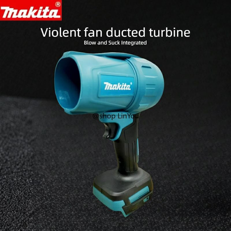 Soprador Violento Makita 30000RPM Turbo Jet Fan 18V Espanador Elétrico Velocidade do Vento Turbo Ferramenta Recarregável para Limpeza Automotiva