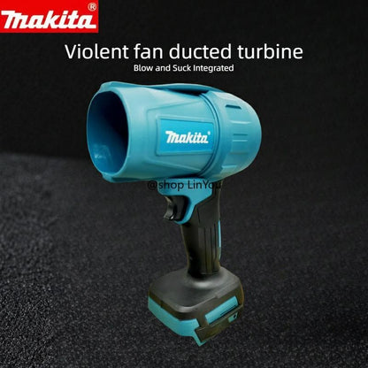 Soprador Violento Makita 30000RPM Turbo Jet Fan 18V Espanador Elétrico Velocidade do Vento Turbo Ferramenta Recarregável para Limpeza Automotiva