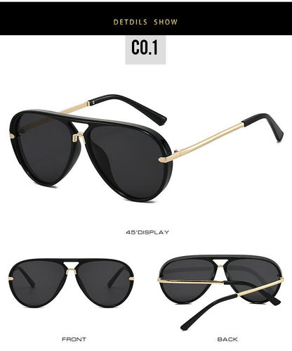 2025 Aviation Sunglasses Women Brand Designer Pilot Sun Glasses Uv400 Simple Fashion Suitable Shades